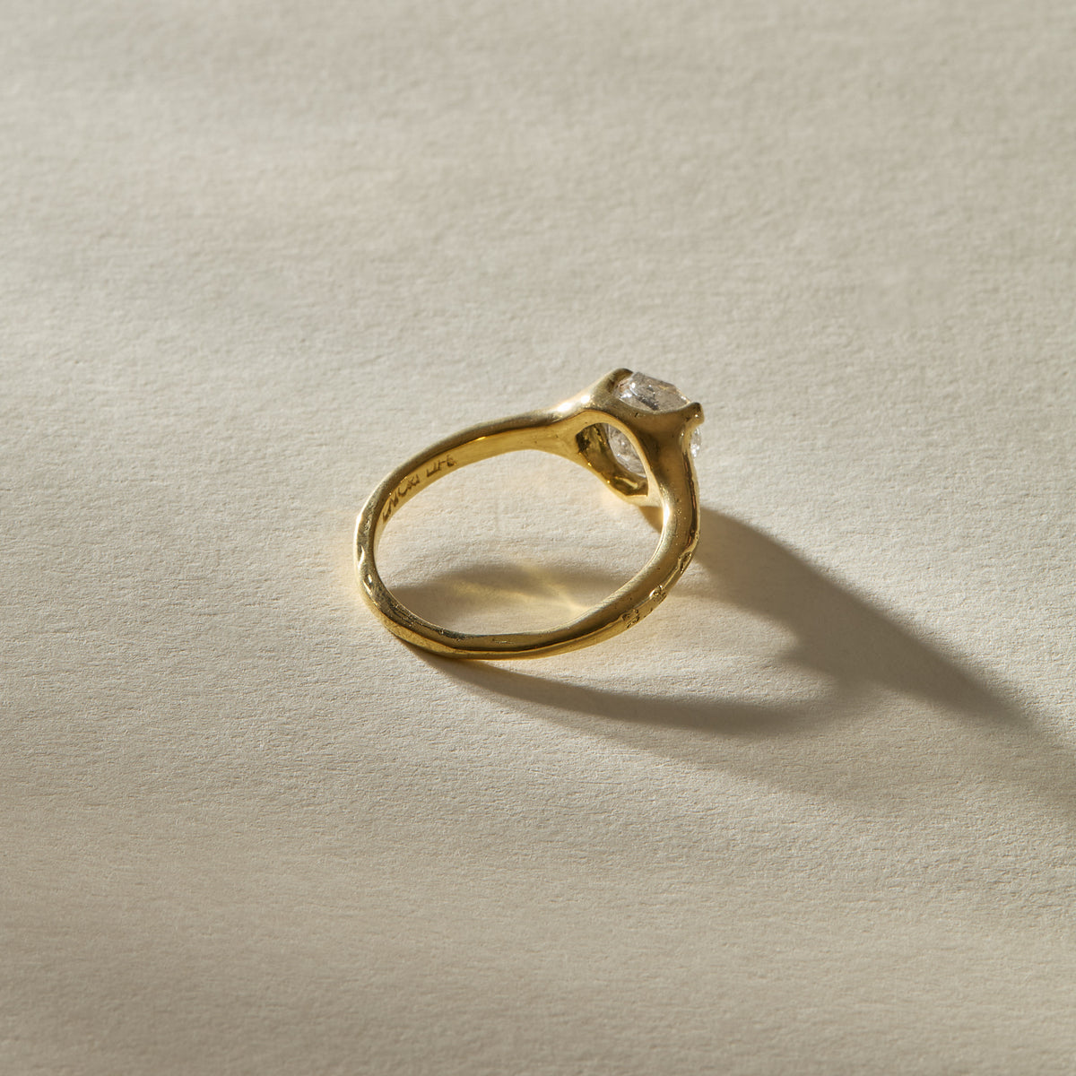 Amara Rough Polished Diamond Ring