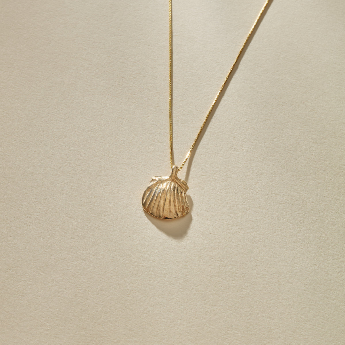 Elysian Shell Necklace | Gold