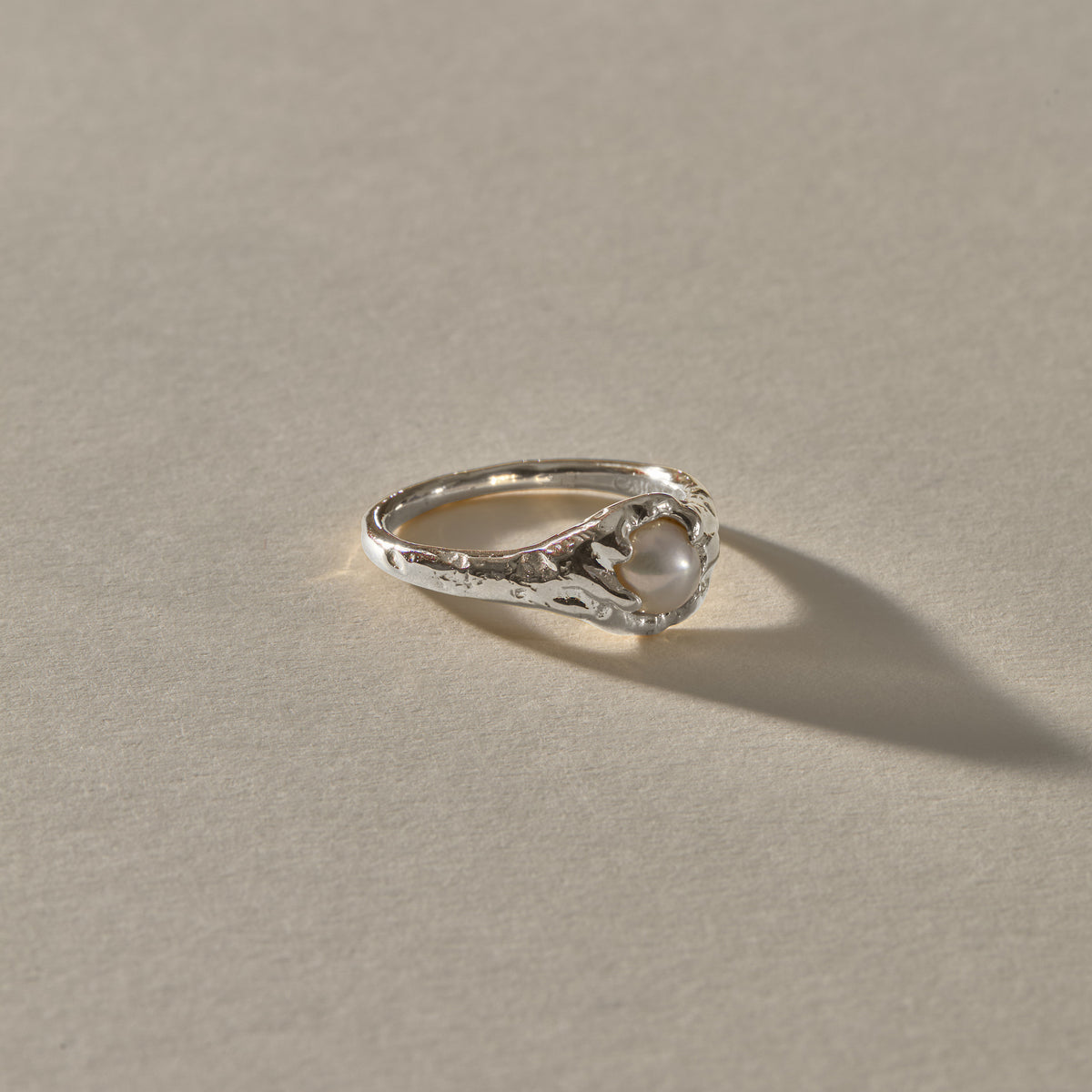 Yemayá Pearl Ring | Silver