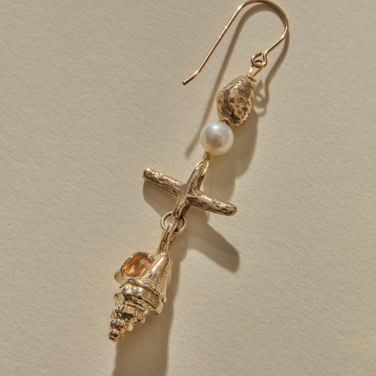 Sereia Chandelier Earrings | Gold