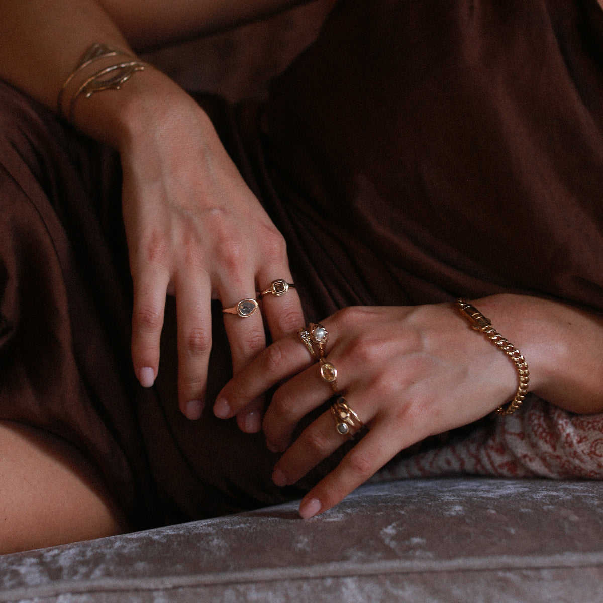 Yemayá Pearl Ring | Gold
