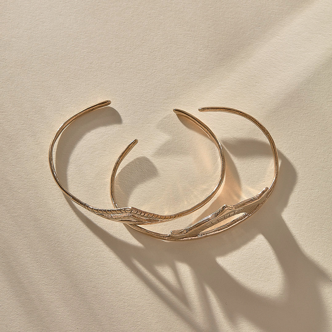Sunkeeper + Pyramids Cuff Set | Bronze