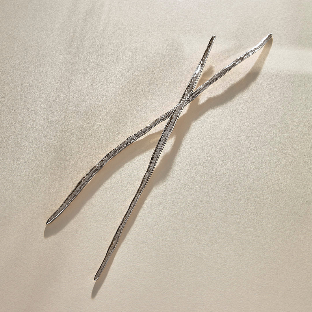 Wabi Hair Sticks | Silver