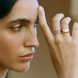 Nova Stacking Rings | Gold