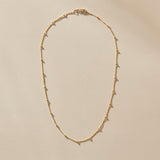 Eros Satellite Chain Necklace | Gold