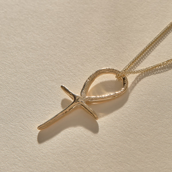 Ankh Necklace | Gold