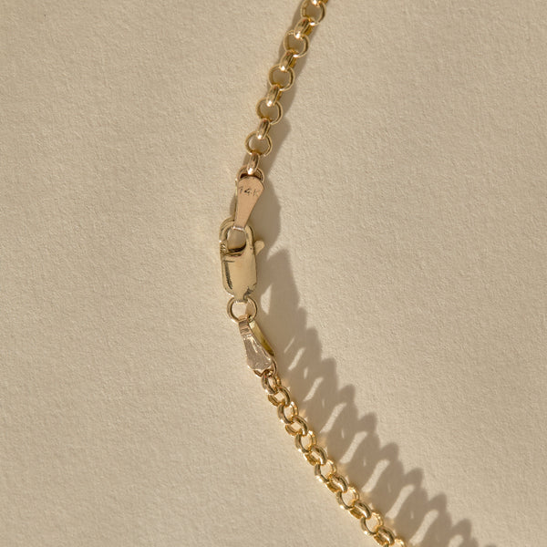 Eterna Rolo Chain Necklace | Gold