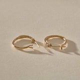 Vida Sapphire Hoops | Gold