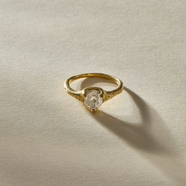 Amara Rough Polished Diamond Ring