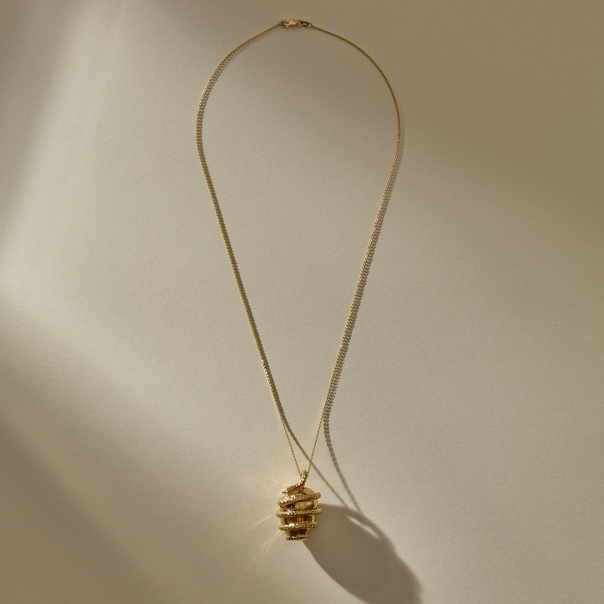 Orphic Egg Capsule Necklace