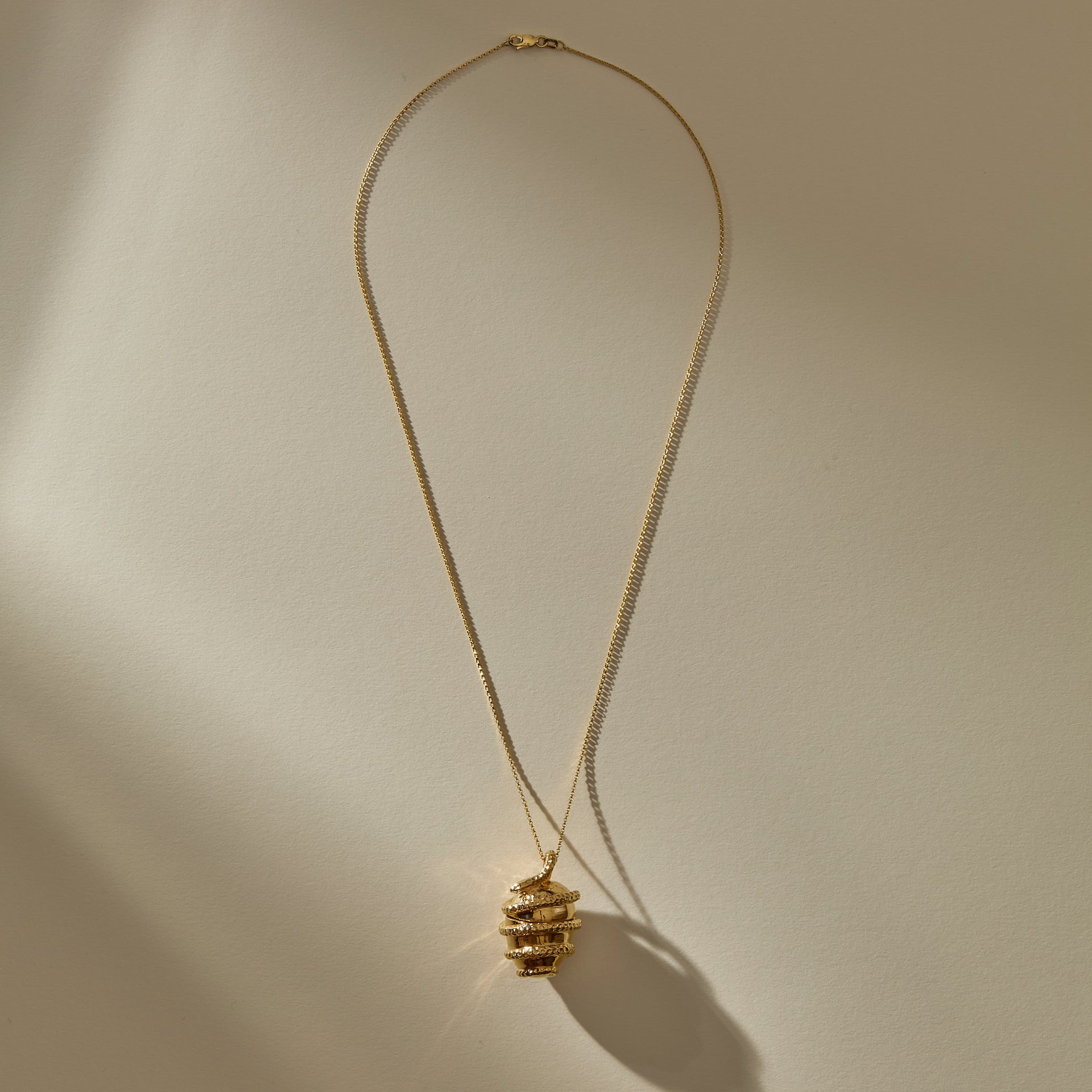 Orphic Egg Capsule Necklace