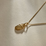 Scarab Amulet Necklace | Gold