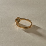 Meridian Sapphire Brilliant Cushion Cut Ring | Gold | OOAK