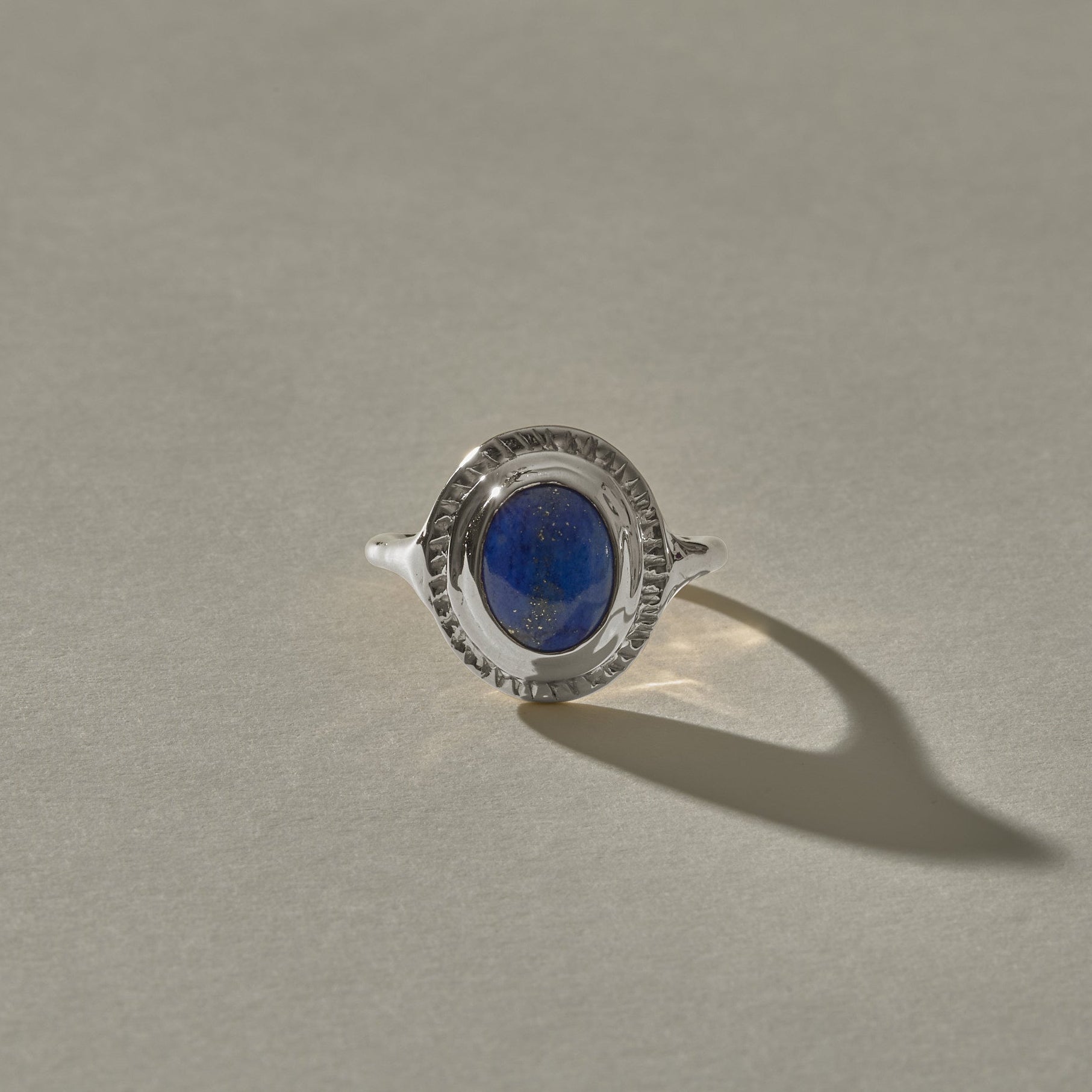 Cleo Lapis Amulet Ring
