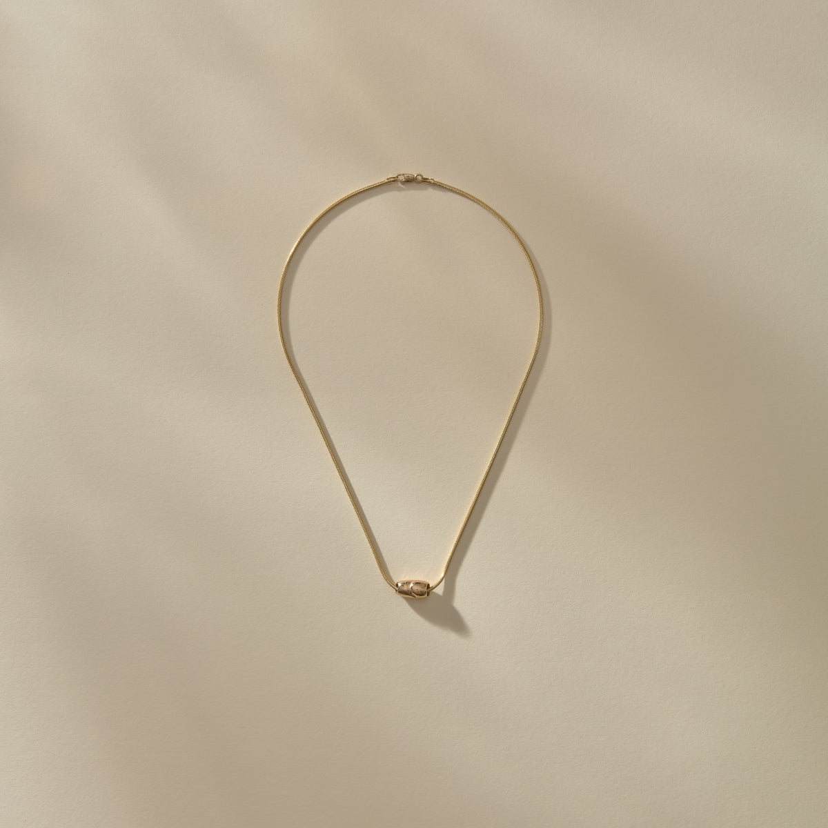 Crescent Stone Necklace