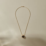 Staurella Mini Staurolite Necklace | Gold | OOAK