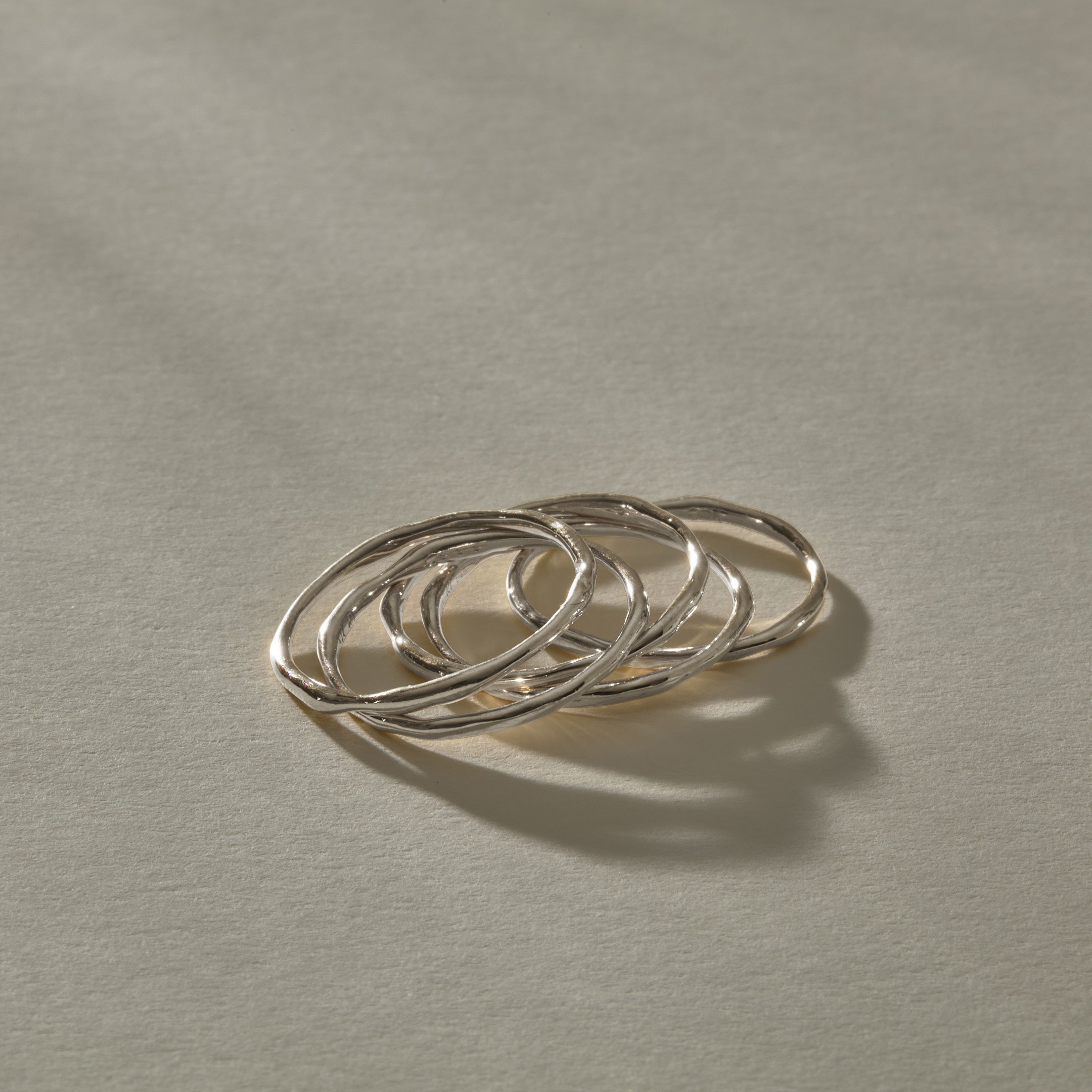 Nova Stacking Rings | Silver