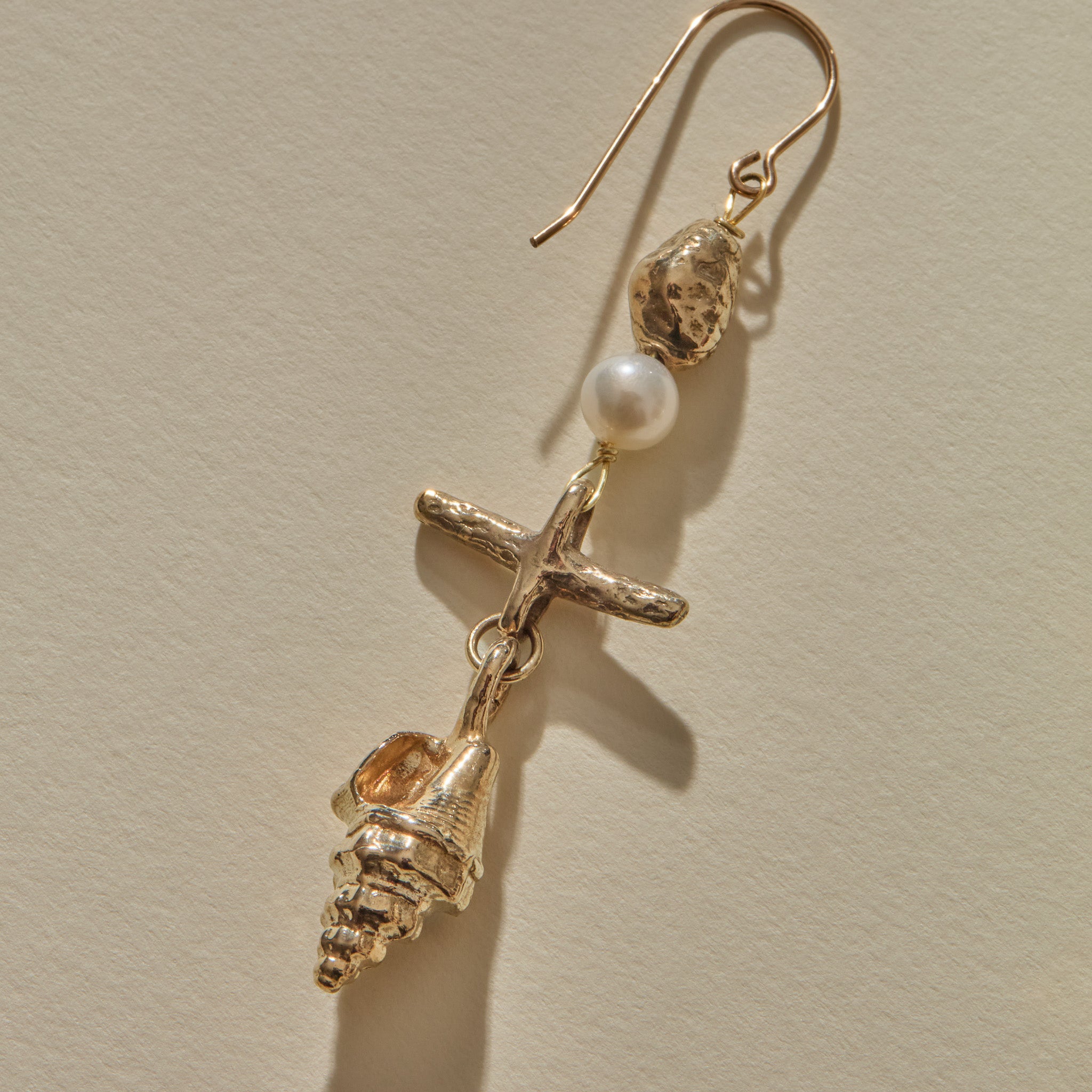 Sereia Chandelier Earrings | Gold