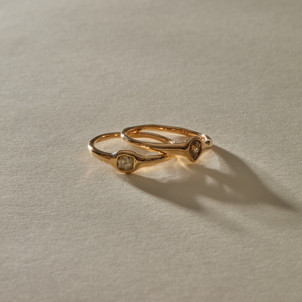 Selkie Stack IV Set 2 Diamond Rings