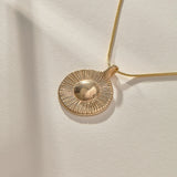 Heart of the Sun Necklace | Gold