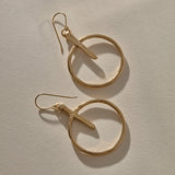 Henge Earrings | Bronze