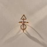 Ma'at Elemental Ring | Bronze
