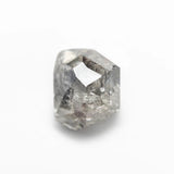 Vía Láctea I Polished Raw Salt and Pepper Diamond Signet Ring | Gold | OOAK