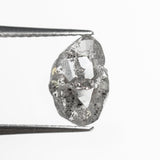 Vía Láctea II Polished Raw Salt and Pepper Diamond Signet Ring | Gold | OOAK