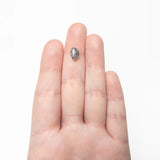 Vía Láctea II Polished Raw Salt and Pepper Diamond Signet Ring | Gold | OOAK
