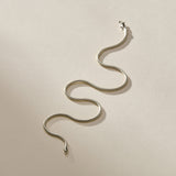 Jera Snake Chain Anklet | Silver