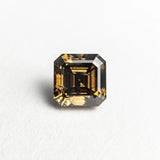 Ambre Square Step Cut Champagne Diamond Ring | Gold | OOAK