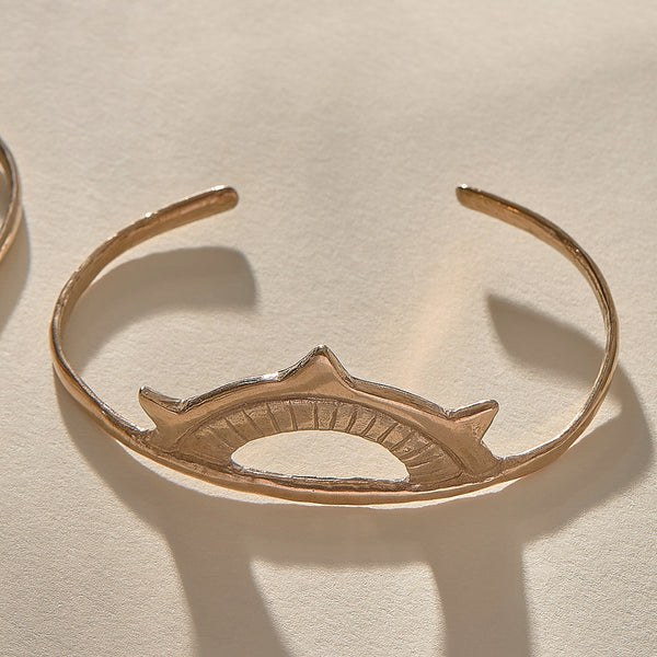 Sunkeeper + Pyramids Cuff Set | Bronze