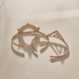 Sunkeeper + Pyramids Cuff Set | Bronze