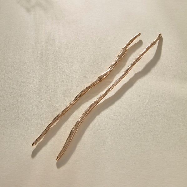 Wabi Hair Sticks | Bronze