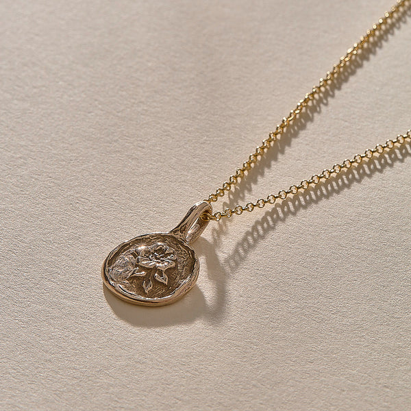 Wild Rose Necklace | Bronze