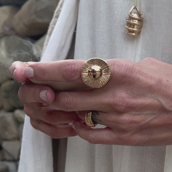 Heart of the Sun Ring | Bronze